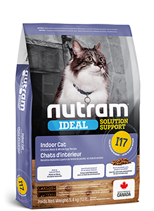 NUTRAM I17 Ideal Indoor Shedding Cat Сухой корм д/кошек живущих в помещении с Курицей