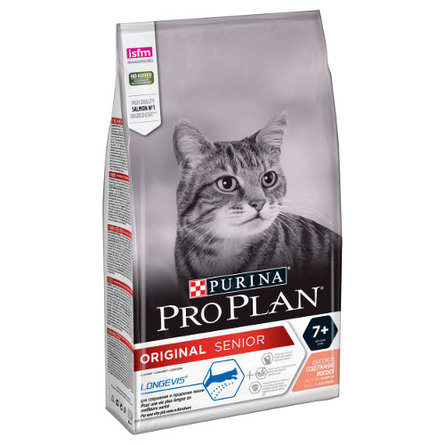 PURINA Pro Plan Adult 7+ Сухой корм д/пожилых кошек с Лососем