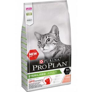 PURINA Pro Plan Sterilised Optisenses Сухой корм д/стерилиз кошек Здоровье орг чувств Лосось