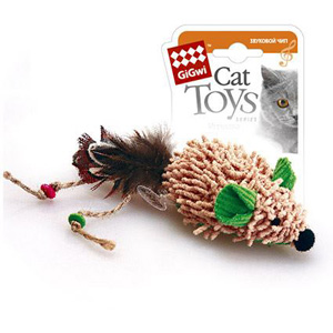 GIGWI Игрушка для кошек Мышка с чипом 7 см