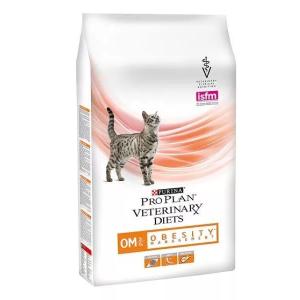 PURINA Pro Plan Сухой корм д/кошек Диета OM (при ожирении)
