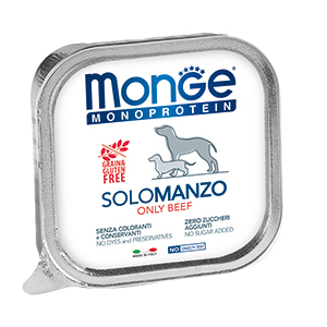 MONGE DOG Monoprotein Solo Консервы д/собак с Говядиной паштет 150 г