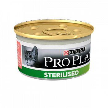 PURINA Pro Plan Sterilised Консервы д/стерилизованных кошек с Тунцом паштет 85 кг