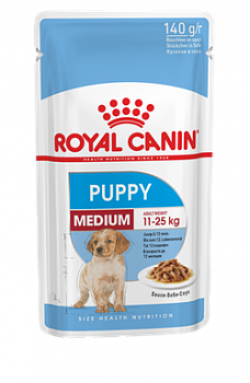 ROYAL CANIN Medium Puppy Пауч д/щенков средних пород Соус 140г
