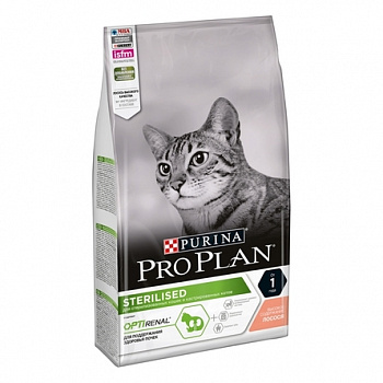 PURINA Pro Plan Sterilised Сухой корм д/стерилиз кошек с Лососем