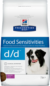 HILL'S Prescription Diet d/d Food Sensitivities Сухой корм д/собак Диета (При аллергии) Утка