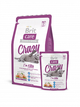 BRIT Care Cat Crazy Kitten Сухой корм д/котят и беременных кошек