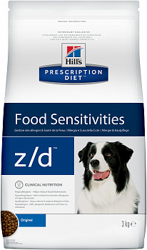 HILL'S Prescription Diet z/d Food Sensitivities Сухой корм д/собак Диета (При пищевой аллергии)