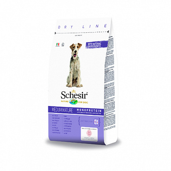 SCHESIR Dry Line Senior Medium Сухой корм д/пожилых собак Средних пород Курица 3 кг