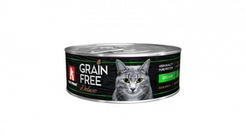 ЗООГУРМАН Grain Free Беззерновые консервы для кошек с Кроликом 100 г