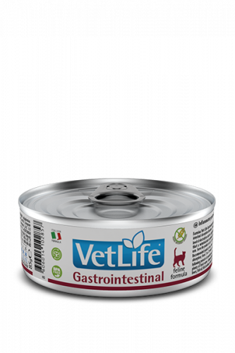 FARMINA Vet Life CAT Gastrointenstinal Консервы д/кошек Диета (при нарушении пищеварения) паштет 85г