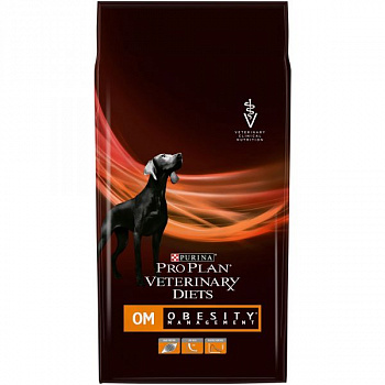 PURINA Pro Plan Сухой корм д/собак Диета OM (при ожирении) 3 кг