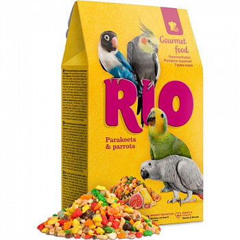 RIO Гурмэ корм для средних и крупных попугаев 250 г