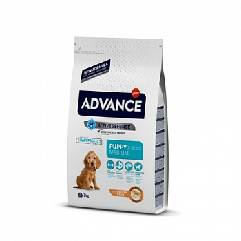 ADVANCE Baby Protect Medium Сухой корм для щенков с Курицей и Рисом