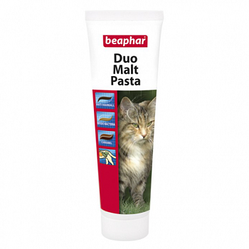 BEAPHAR Duo Malt Paste Паста двойного действия для выведение шерсти из кишечника у кошек 100 г