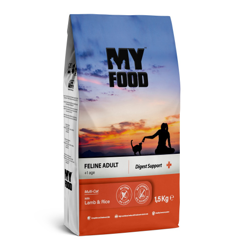 Myfood корм для кошек Adult Multi-Cat с Ягненком и рисом