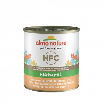 ALMO NATURE Classic HFC Cat Salmon&Chicken Консервы для кошек с Лососем и Курицей 280 г