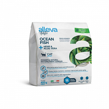 ALLEVA HOLISTIC Беззерновой сухой корм для кошек с Океанической Рыбой