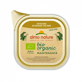 ALMO NATURE Bio Pate Turkey Консервы для cобак с Индейкой паштет 100 г
