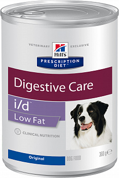 HILL'S Prescription Diet i/d Low Fat GastroIntestinal Консервы д/собак Диета Низкокалор(Лечение ЖКТ)