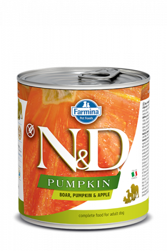 DOG Pumpkin Консервы д/собак Кабан, Тыква и Яблоко 285 г