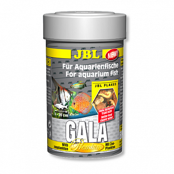 JBL Gala Основной корм для пресноводных аквариумных рыб хлопья 100 мл (15 г)