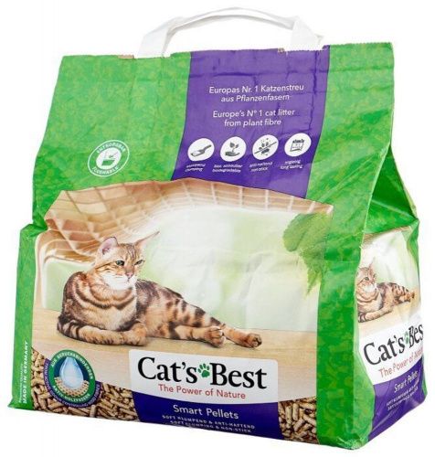 CAT'S BEST Smart Pellets Наполнитель Древесный Комкующийся