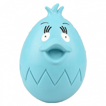 FLAMINGO Игрушка д/собак Резиновое яйцо 10 см, синее