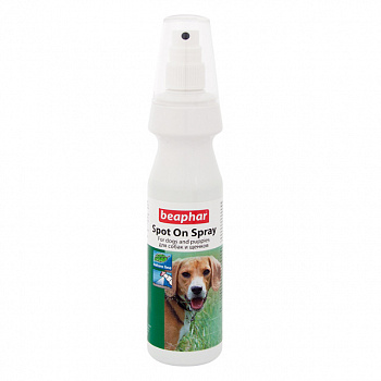 BEAPHAR Spot On Spray Спрей от блох и клещей для собак 150 мл