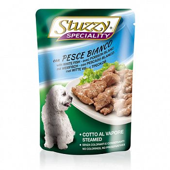 STUZZY SPECIALITY DOG Пауч д/собак с Треской в соусе 100 г