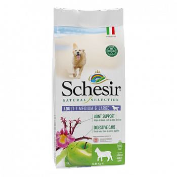 SCHESIR Natural Selection Gluten-Free Сухой корм для собак средних и крупных пород Ягненок 9,6 кг