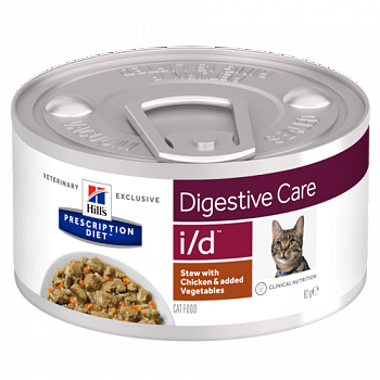 HILL'S Prescription Diet i/d GastroIntestinal Консервы д/кошек Диета (Лечение ЖКТ) Рагу