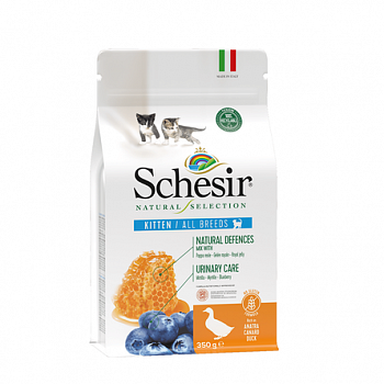 SCHESIR Natural Selection Gluten-Free Сухой корм для котят Утка