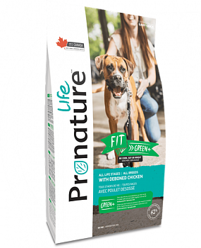 PRONATURE Life Fit Green Сухой корм д/собак с Курицей