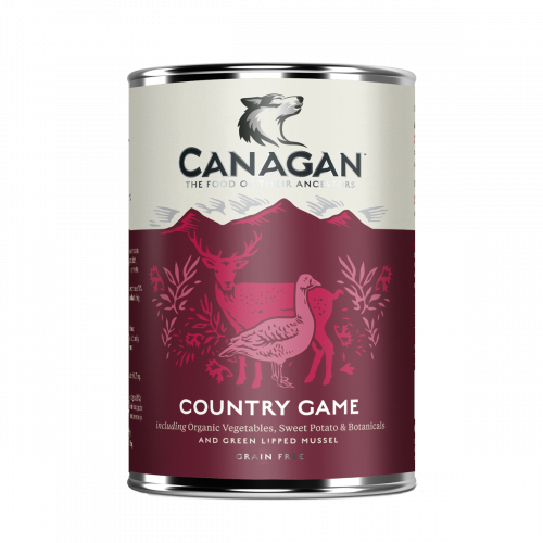 CANAGAN Полнорационный Консервированный корм д/cобак. Дичь 400 г