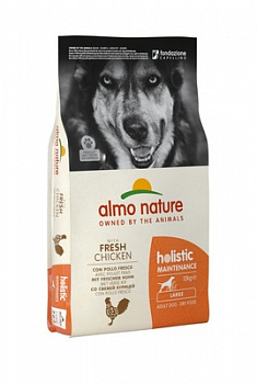 ALMO NATURE Holistic Large Adult Сухой корм для собак крупных пород с Курицей 12 кг