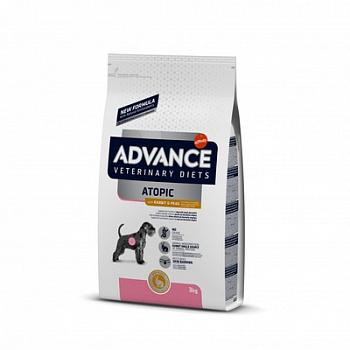 ADVANCE Atopic Беззерновой сухой корм для собак при Дерматозах и Аллергии с Кроликом