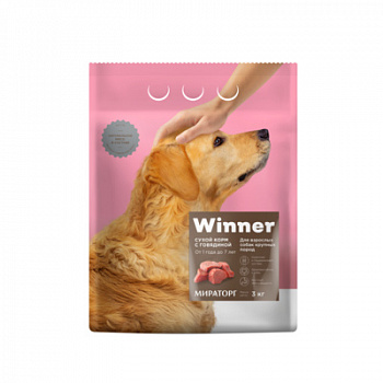WINNER Сухой корм д/собак Крупных пород, с Курицей