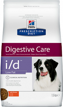 HILL'S Prescription Diet i/d Low Fat Digestive Care Сухой корм д/собак Диета (Лечение ЖКТ)