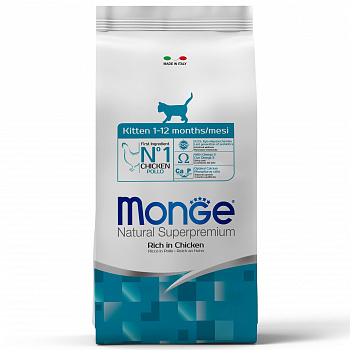 MONGE CAT Корм для котят Daily Line KITTEN из Курицы