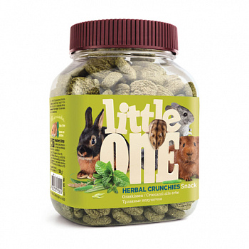LITTLE ONE Лакомство для грызунов Травяные подушечки 100 г