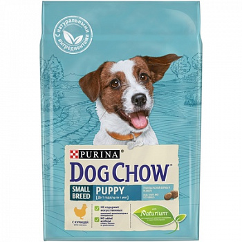 DOG CHOW Сухой корм для щенков мелких пород с Курицей