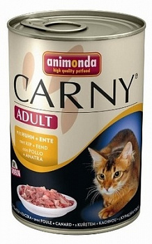 ANIMONDA Carny Adult Консервы д/кошек с Курицей и Уткой 400 г