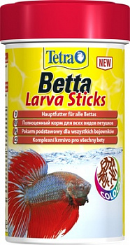 TETRA Betta Larva Sticks Корм для петушков и лабиринтовых рыб палочки 100 мл