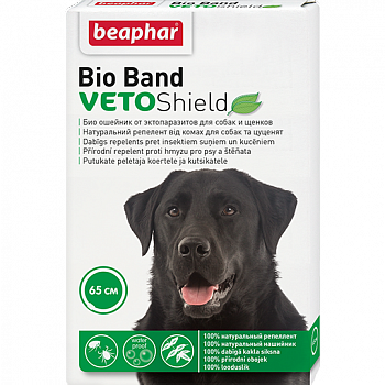 BEAPHAR Veto Shield Bio Band Биоошейник от блох и клещей для собак и щенков 65 см