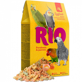 RIO Яичный корм для средних и крупных попугаев 250 г