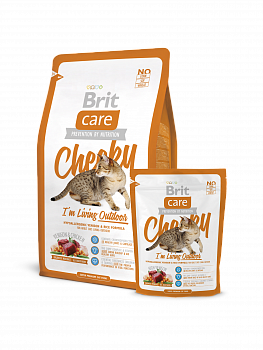 BRIT Care Cat Cheeky Outdoor Сухой корм д/кошек уличного содержания, 400 г