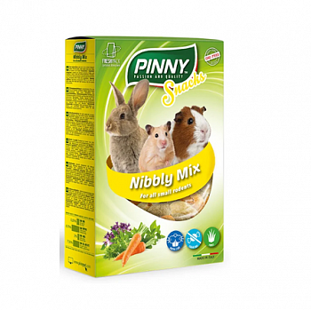 PINNY SM Лакомство для грызунов снеки витаминные морковь люцерна петрушка 150 г 27.1217