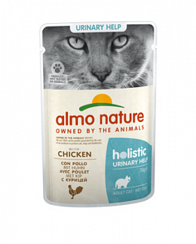 ALMO NATURE Functional Urinary Support with Chicken Пауч для кошек Профилактика МКБ с Курицей 70 г