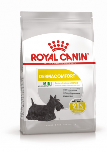 ROYAL CANIN Mini Dermacomfort Сухой корм д/собак мини пород с чувствительной кожей